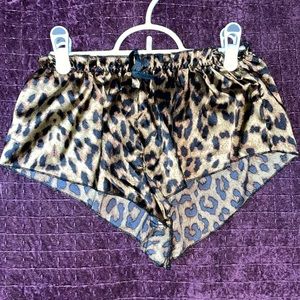Leopard Cheetah print small sexy shorts no brand or size